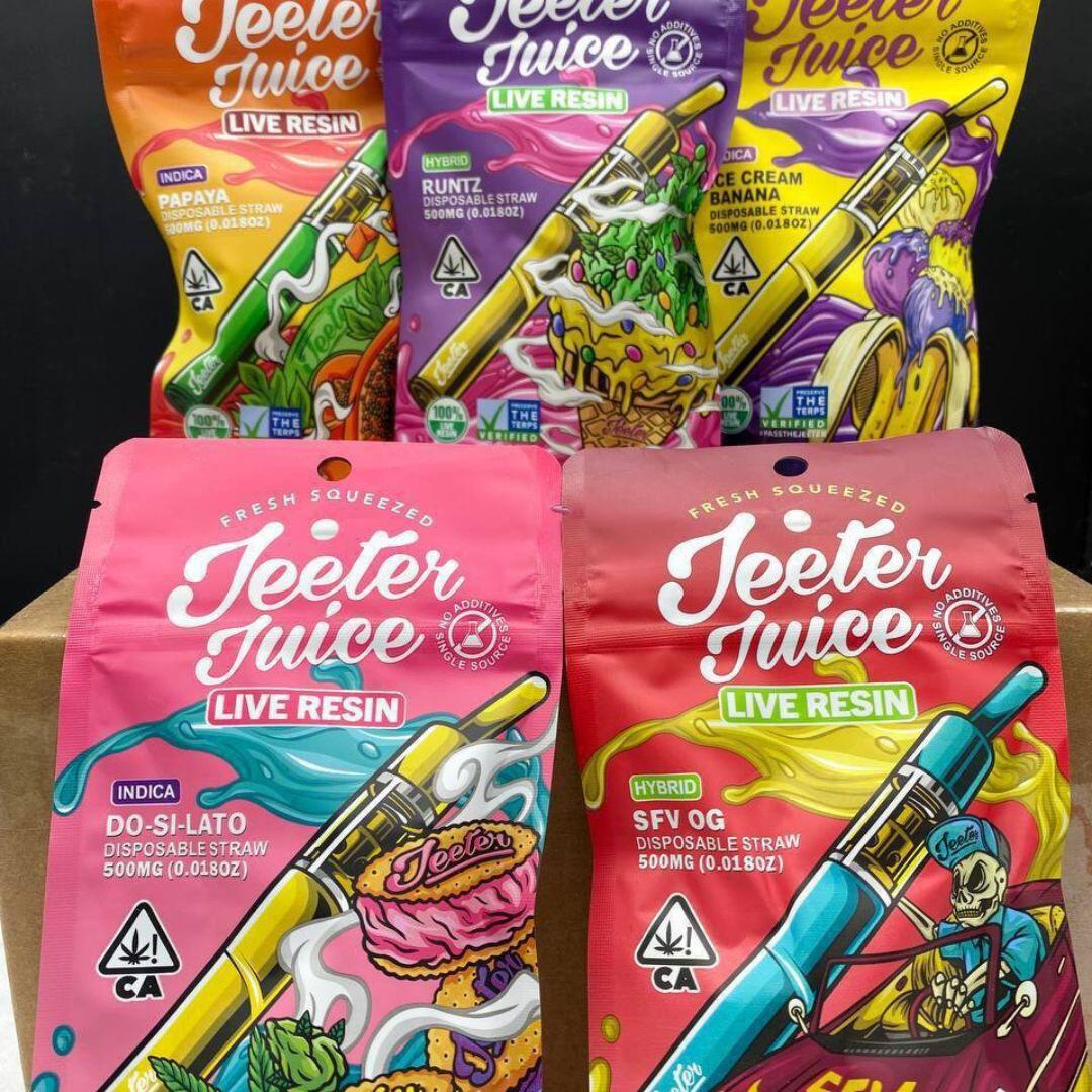 Jeeter Juice Live Resin 1000mg Jeeter juice disposable carts
